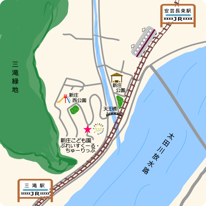 新庄保育園地図